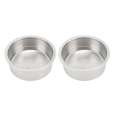 Portafilter Filtermand 51mm Roestvrij Staal Onder Druk Dubbele Kop Herbruikbaar Portafilter Filter