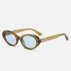 Stylish Small Elliptical Frame Sunglasses Female Sun Shades Protection Sun