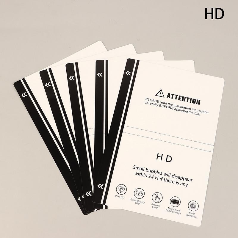 

5 шт. Матовая защита HD ТПУ Гибкая гидрогелевая пленка для защиты экрана мобильного телефона Режущий станок