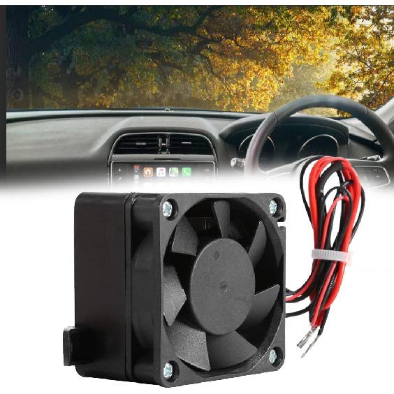 Zerodis Constant Temperature PTC Electric Fan Heater for Car Small Space Heating Incubator, Energy Saving Constant Temperature Heating Heaters(24V