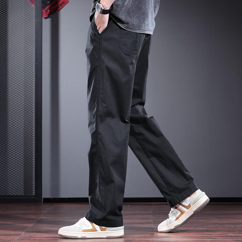 Men's Straight-Leg Casual Dress Pants