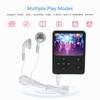 Тонкий Легкий Портативний Кольоровий Екран Hi-Fi MP3 MP4 Плеєр USB2.0 Кнопка Чорний