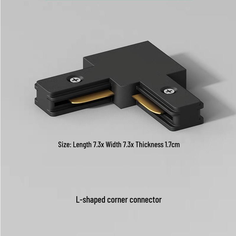 Copper Rail LED Plant Spotlight: Universal Aluminum Track Light Connector, 0.5m Rail