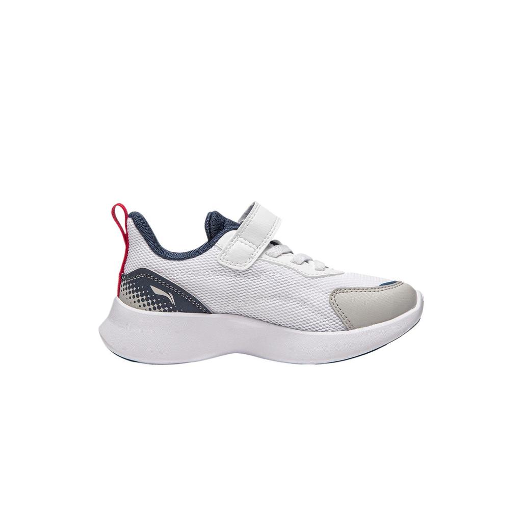 Li Ning Kids Sports Lifestyle Synthetic Leather Comfortable Lightweight Non-Slip Breathable Low-Top Training Shoes Kids Sneaker YKNU076-1