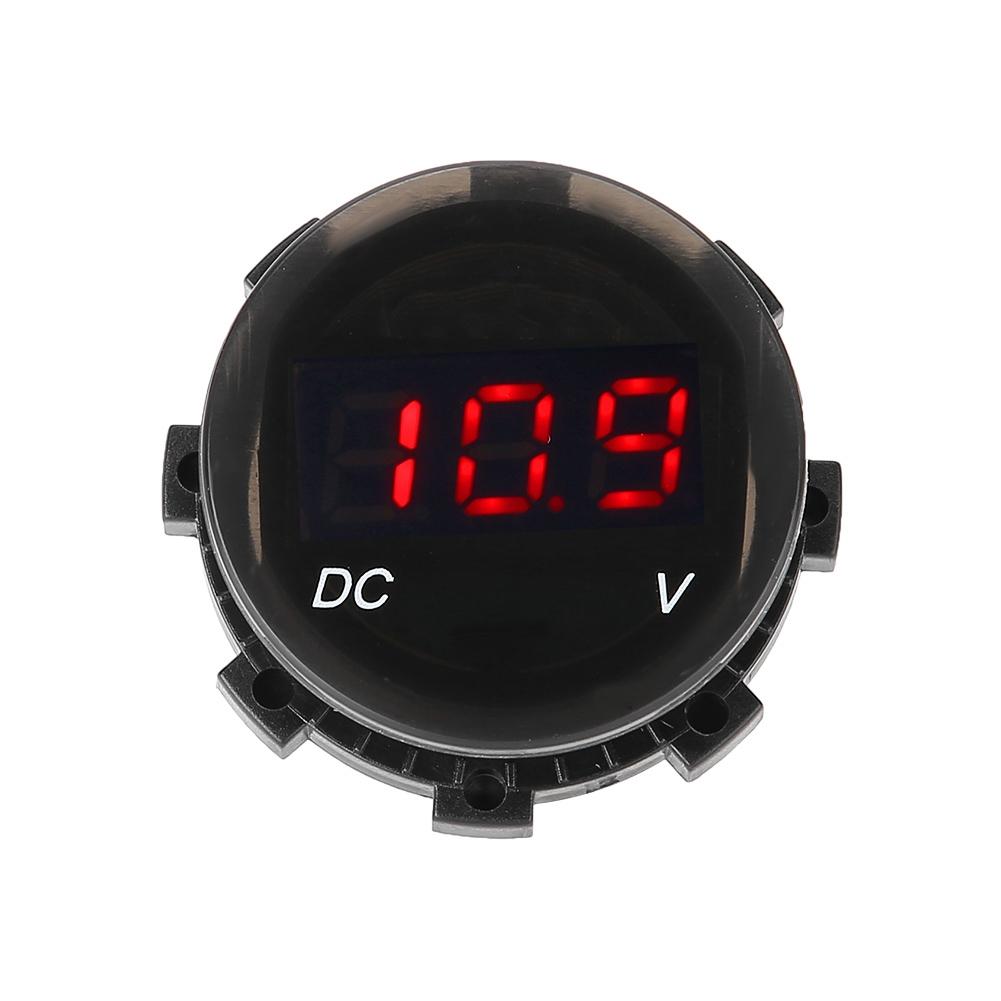 Modified Motorcycle Voltmeter LED Digital Display Voltage Volt Gauge Panel Meter