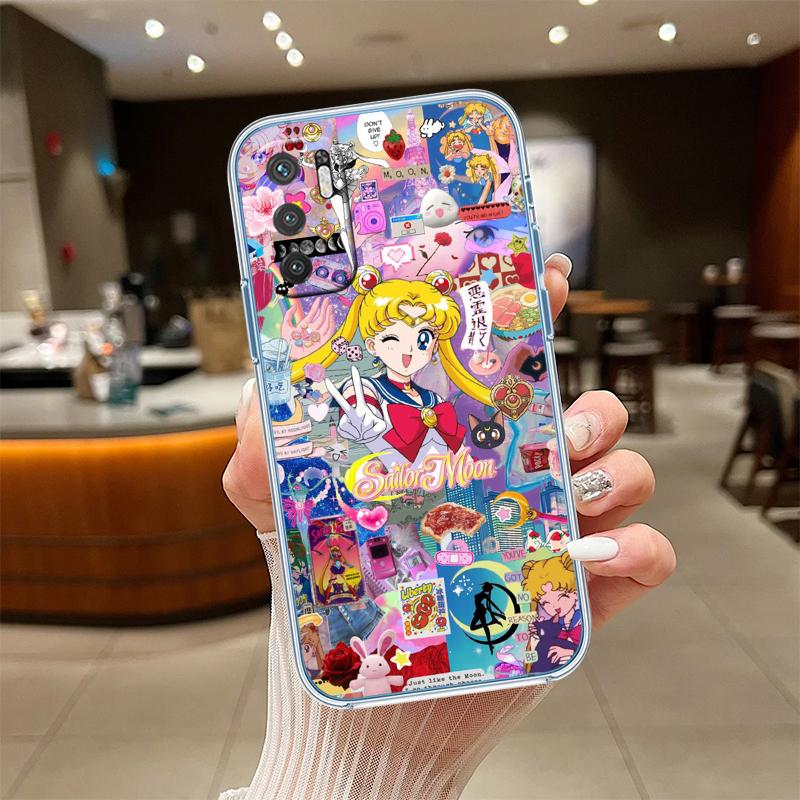 RE50 S-Sailors M-Moons Transparente Handyhülle für Motorola Moto G7 G8 G9 G84 G85 G73 G24 G15 Z2 Play Power Plus