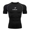 GYMSHARK Shark Short Sleeve Fitness T-shirt - Breathable, High Elasticity, Quick Dry.