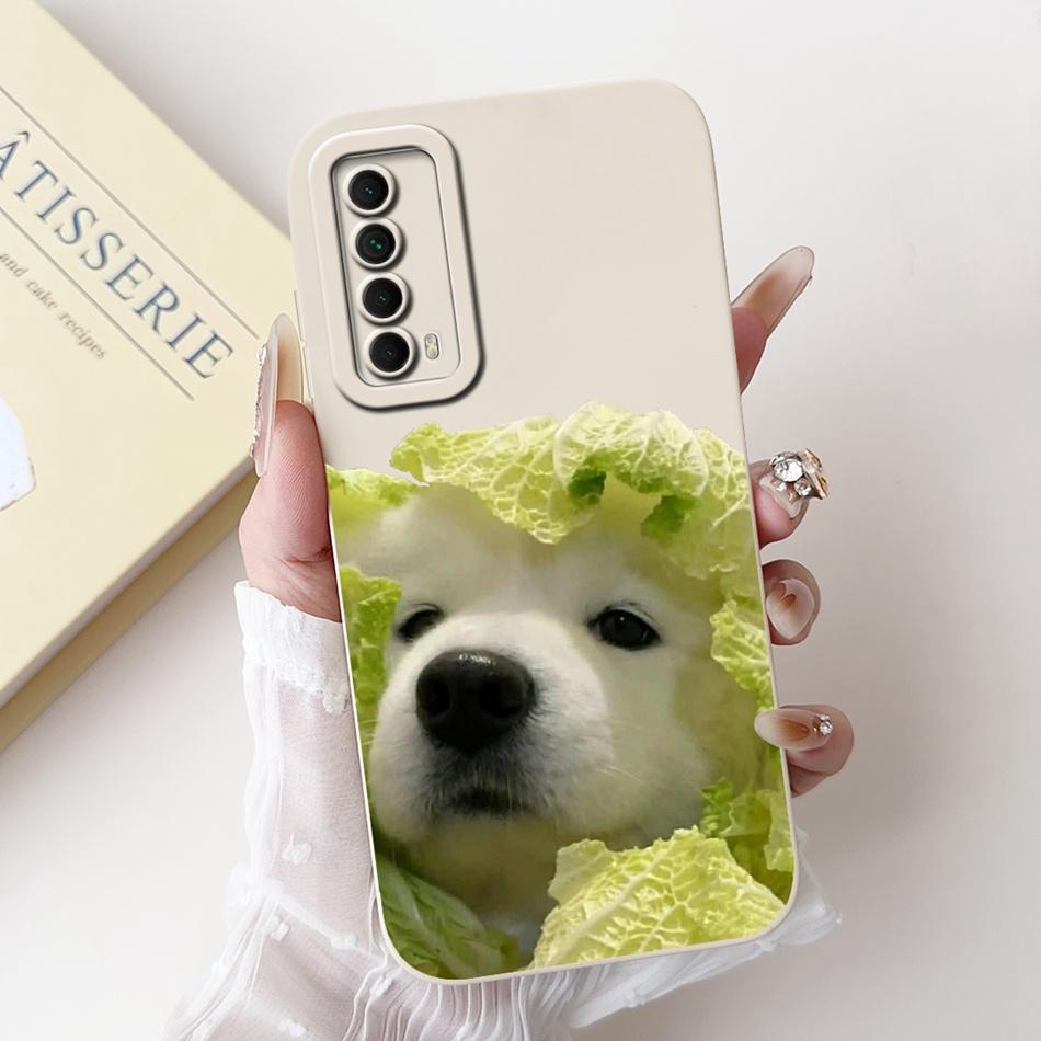 Für Huawei P Smart 2021 Hülle Huawei Y7a PPA-LX3 PPA-LX2 PPA-LX3 Süßer Panda Hase Weiches Silikon Stoßfeste Handyhüllen