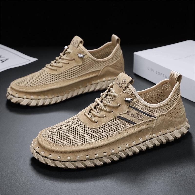 Móda Léto Prodyšné Ležérní Pánské Boty Business Síťované Boty Pánské Tenisky Měkké Ploché Horký Výprodej Ležérní Boty Mokasíny Velikost 3-46