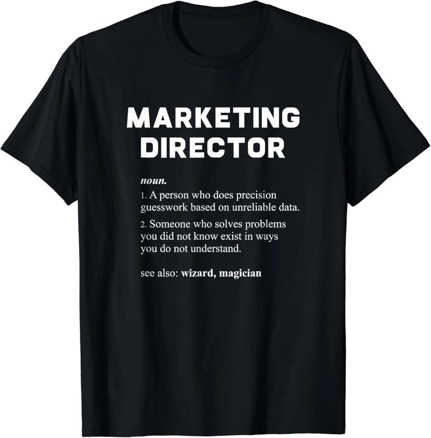 Marketing Director - Funny Dictionary Definition Gift Unisex T-Shirt 3XL