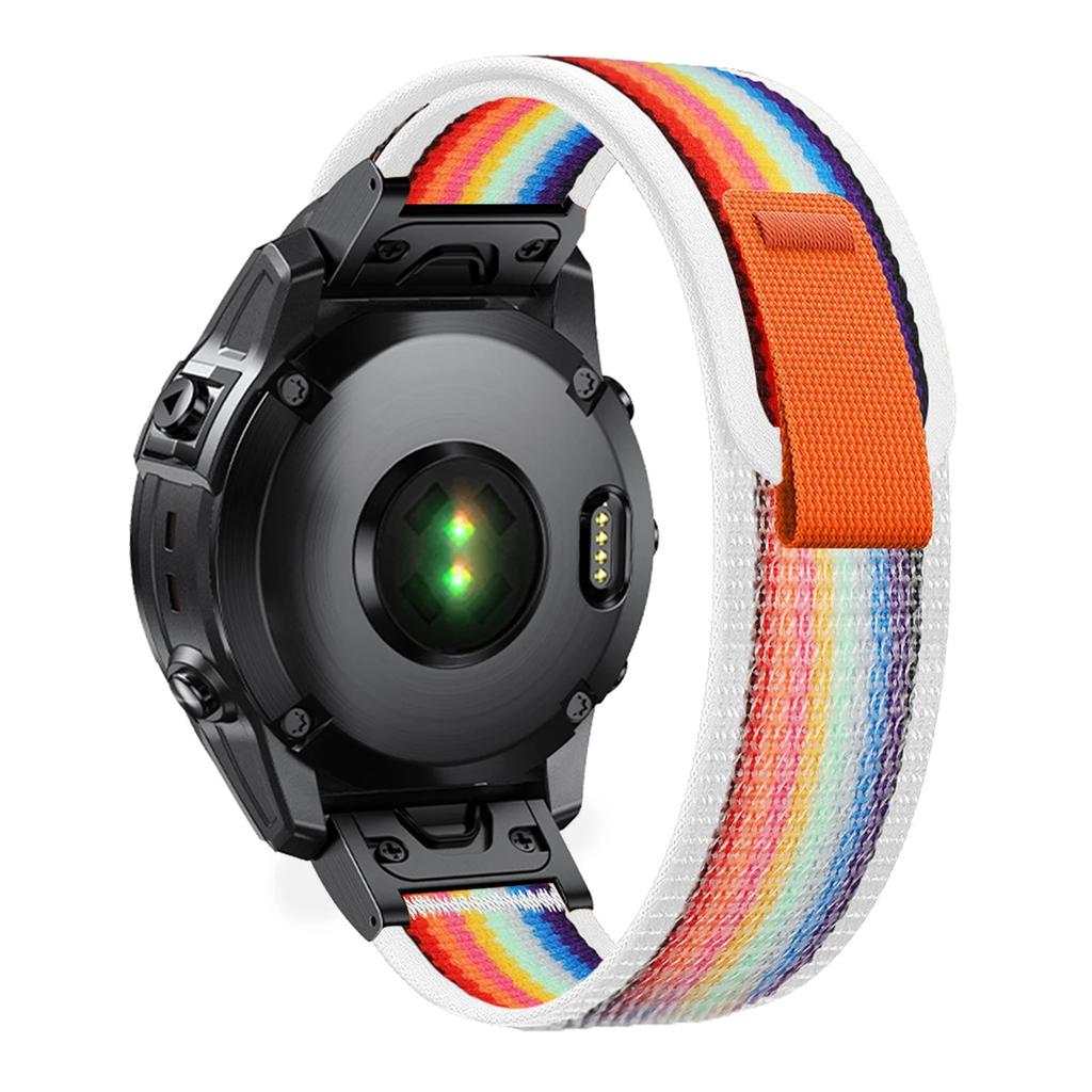 22mm 26mm Nylon Loop Strap for Garmin Fenix 8 51mm 7X 7 Pro Fenix 6X 6 5X 5Plus Tactix 7 High Smartwatch Band Forerunner 965 945