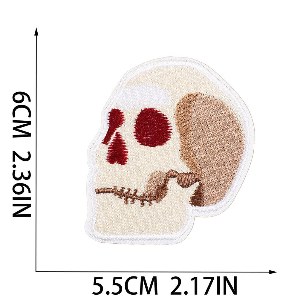 Horror Tree Demon Embroidery Cloth Sticker Mummy Patch Sticker Computer Embroidery Chapter Ghost Embroidery Sticker Cartoon Haunted House Patch