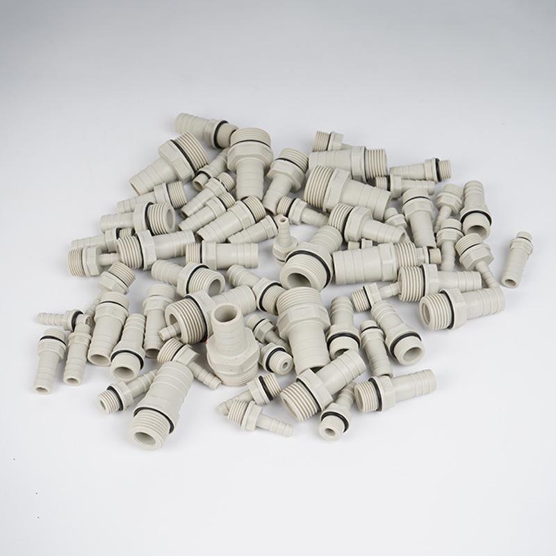 POM Anti-Corrosion Plastic Steel Connector with Internal and External Threads for Water Pipes and Tanks