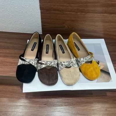 2025 New French Temperament Elegant Small Fragrant Wind Round Head Shallow Mouth Mary Jane Shoes Gentle Fairy Ballet Single Shoes Women
