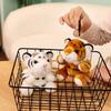 Niedlich niedlich Haustier Gelenk Tiger Anhänger Plüschtier Puppe gelbe kleine Tigerpuppe Kinder Beschwichtigungspuppe