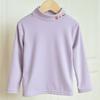 Toddler Kids Half High Neck Long Sleeve Solid Casual Thermal T Shirt Top