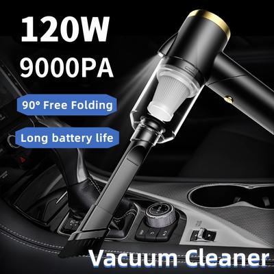 9000Pa Foldable Car Wireless Vacuum Cleaner Portable Handheld High Power Super Suction Mini Vacuum Cleaner Home & Car Dual