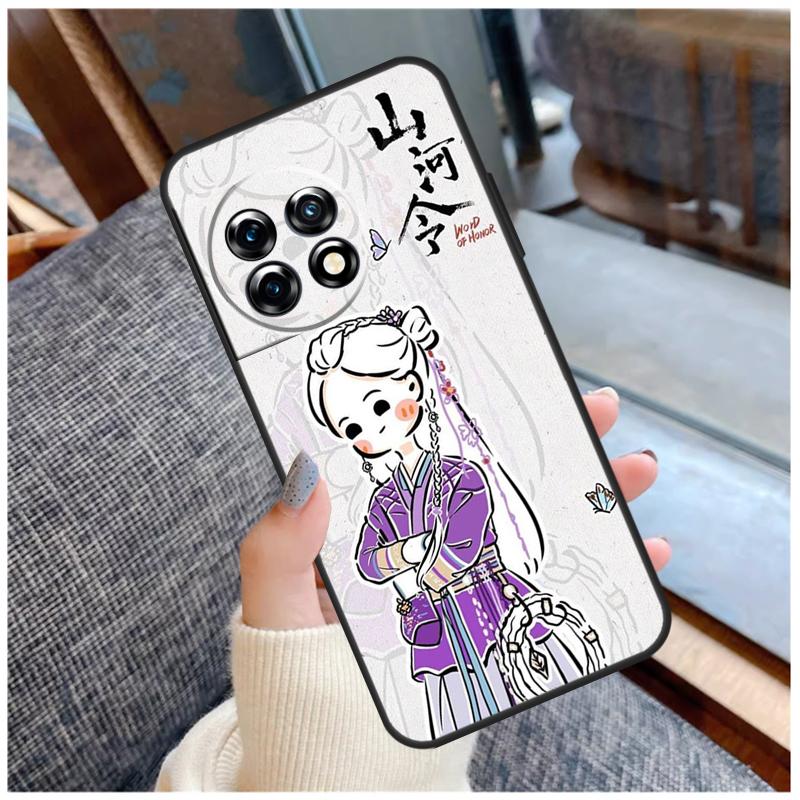 EHRENWORT Shan He Ling Cartoon Hülle Für OnePlus 13R 13T 12R 10R 10T 15 13 12 11 10 9 Pro Nord 5 CE 2 3 4 Lite N20 N30 Hülle