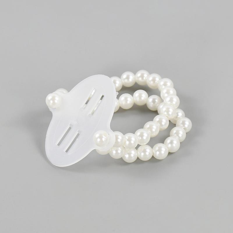 

5 шт. эластичные жемчужные браслеты на запястье браслет корсаж аксессуары свадебные подружки невесты запястье искусственные цветы украшения для пляжной вечеринки