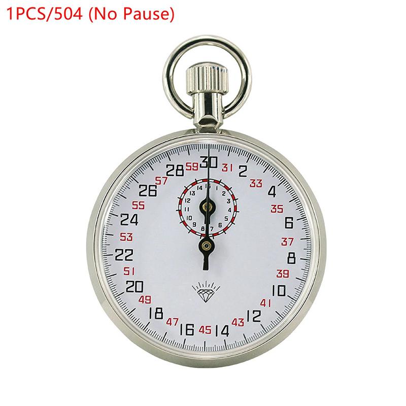 1Piece 30s/60s Mechanical Stop Watch Second Chronograph Teaching Timer Mechanical Stopwatch Teaching Instrument