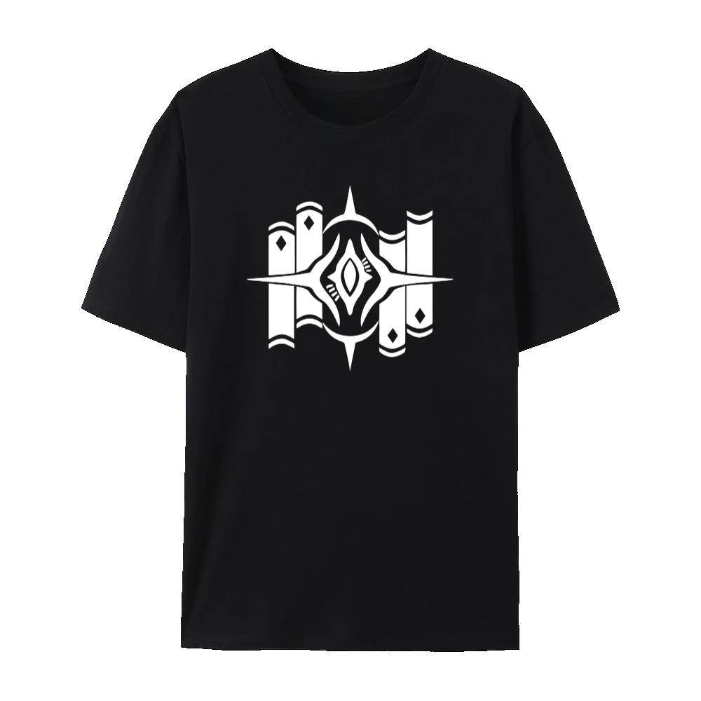 Honkai Star Rail Aeon Path Symbol Graphic Unisex Short Sleeve Crewneck Cotton T-Shirt