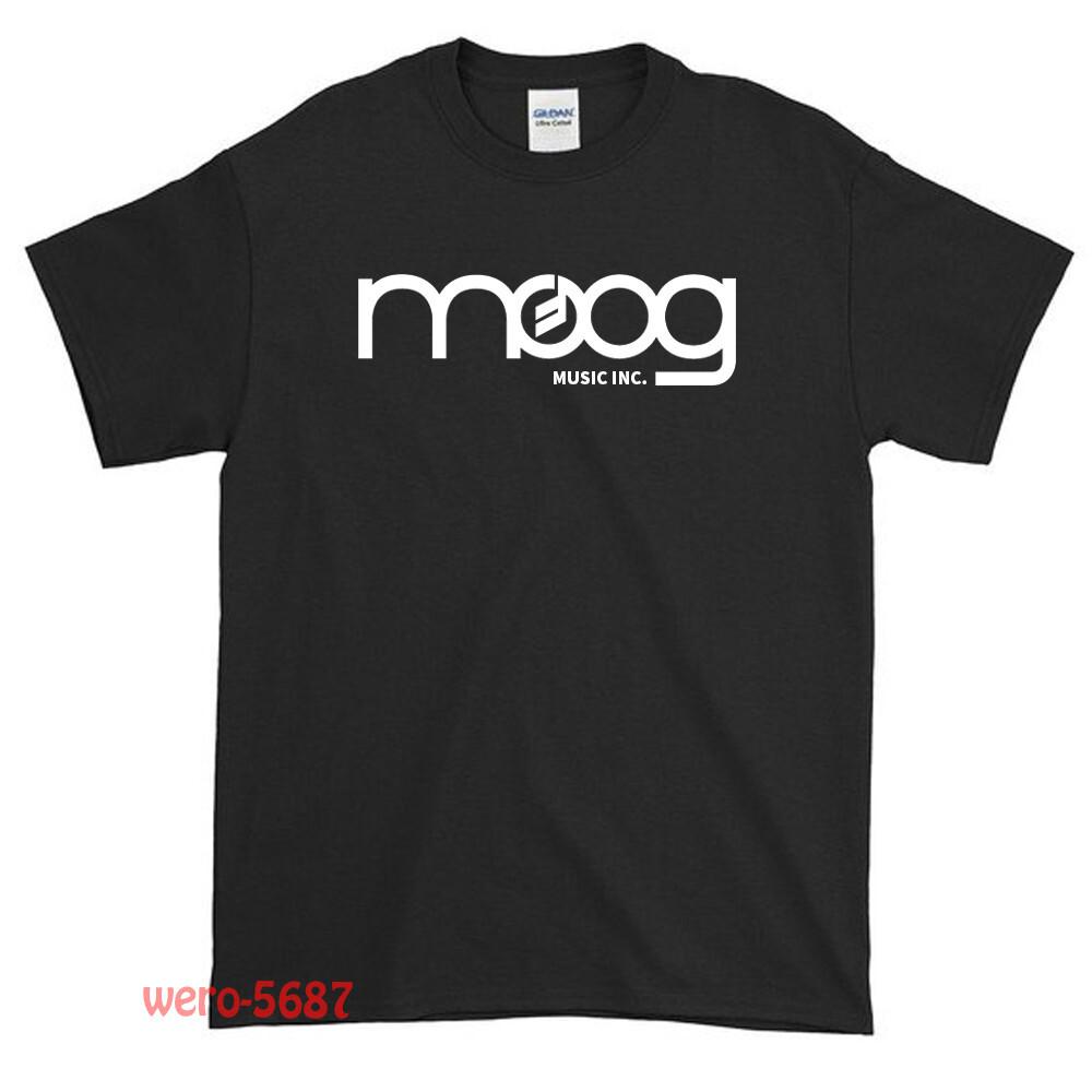 New Moog Music Inc Classic Synthesizer Logo Unisex T shirt Size S to XXL XL