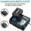 DC18RCT Li-ion Battery Charger for Makita Charger 18V 14.4V BL1830 Bl1430 DC18RC DC18RA Power Tool 3A Charging Current EU Plug