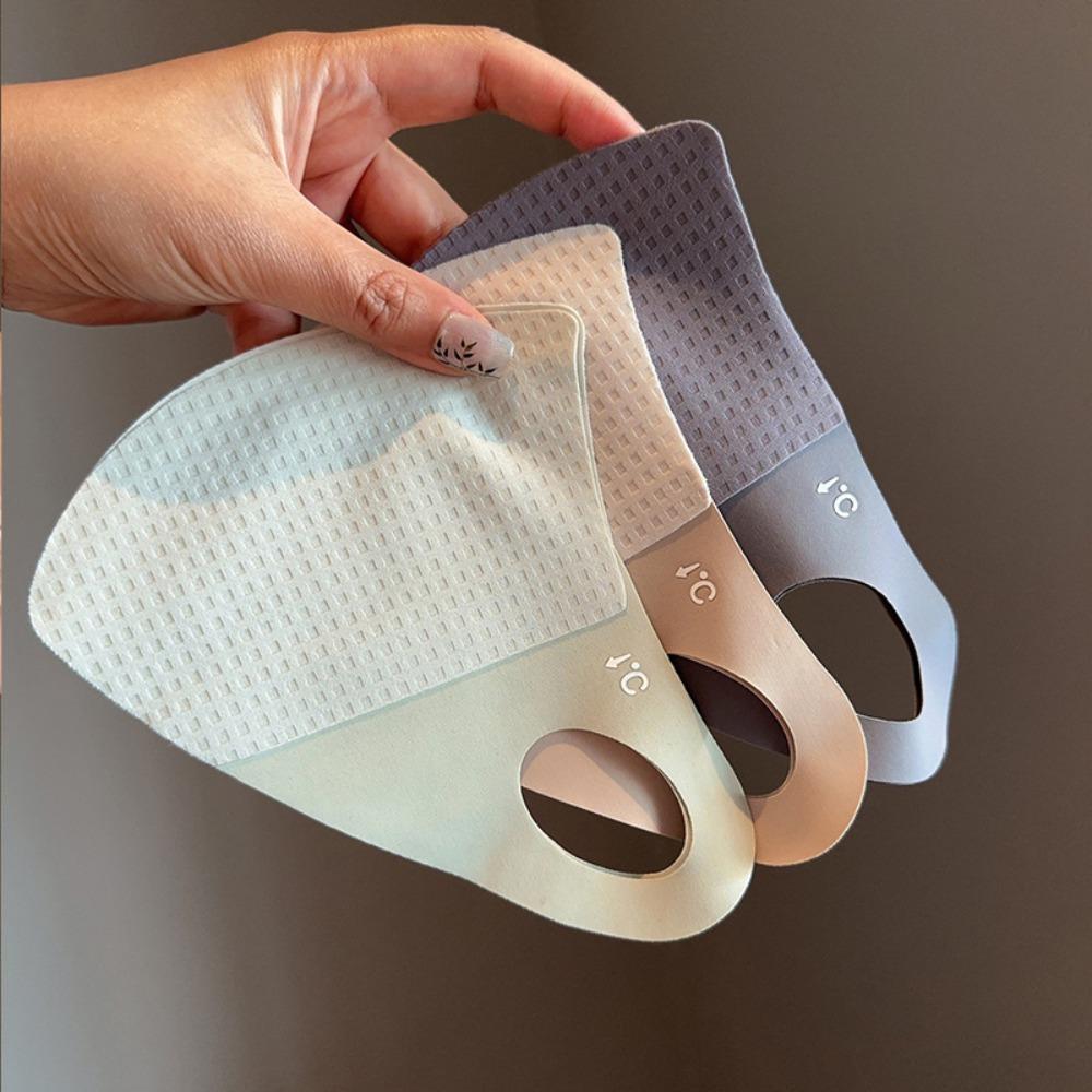 Breathable Ice Silk Mask Traceless Riding Face Mask Hot Sale Sunshade Mask  Summer