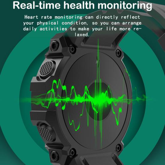 FD68S Smartwatch 1,44 inch Groot Scherm HD-compatibel Weerweergave Slimme Wekker Helderheidsaanpassing Gezondheidsmonitoring Hartslag