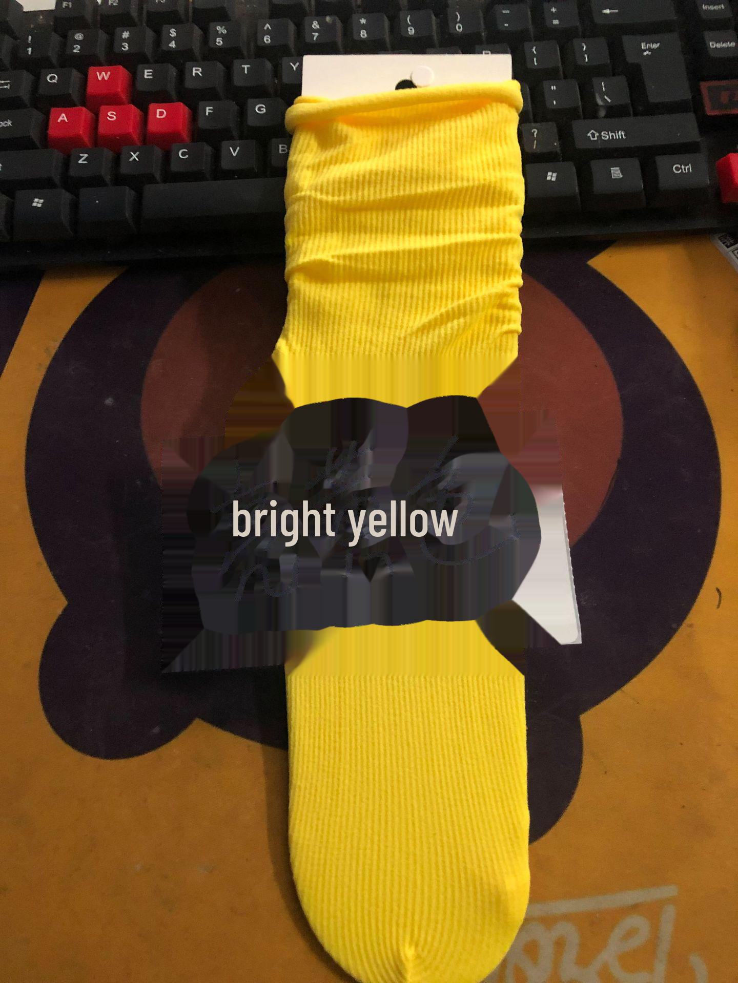 

Женские летние носки средней длины в корейском стиле - однотонные, легкие, бархатные носки для льда One Size