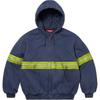 Supreme Reflective Stripe Hooded Work Jacket SUP-FW24-015