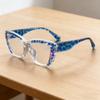 Neue Katzenauge Anti-Blaulicht Lesebrille für Damen Trendige High-Definition Komfort Altersweitsicht Brille Dioptrien 0 bis +4,0