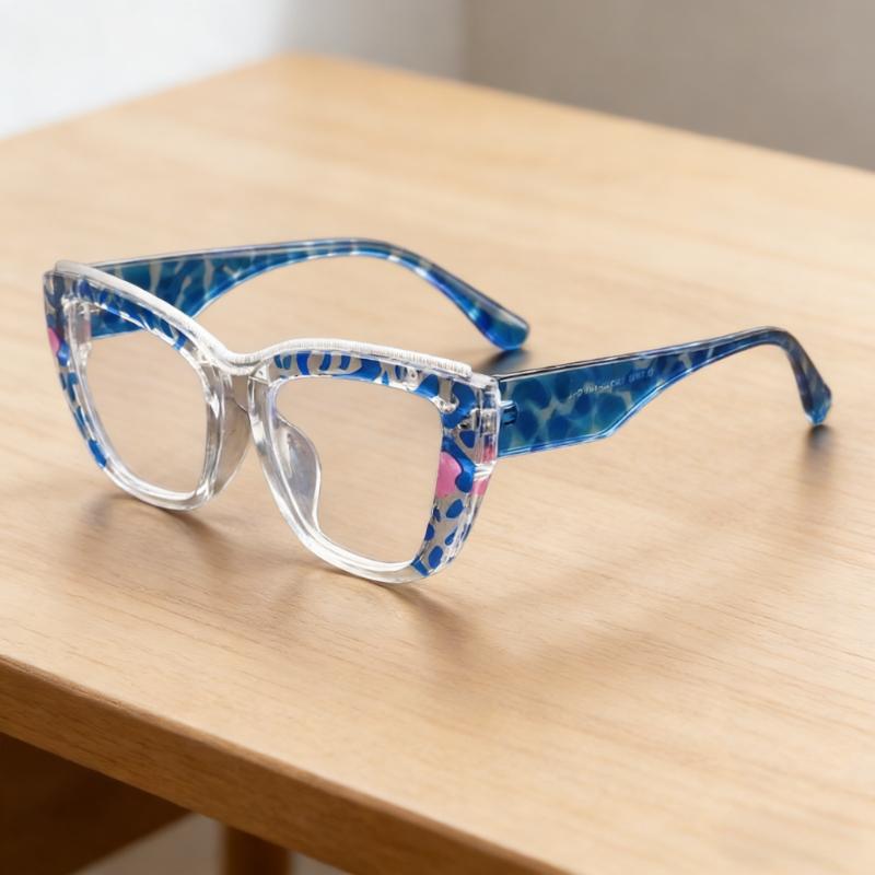 Neue Katzenauge Anti-Blaulicht Lesebrille für Damen Trendige High-Definition Komfort Altersweitsicht Brille Dioptrien 0 bis +4,0
