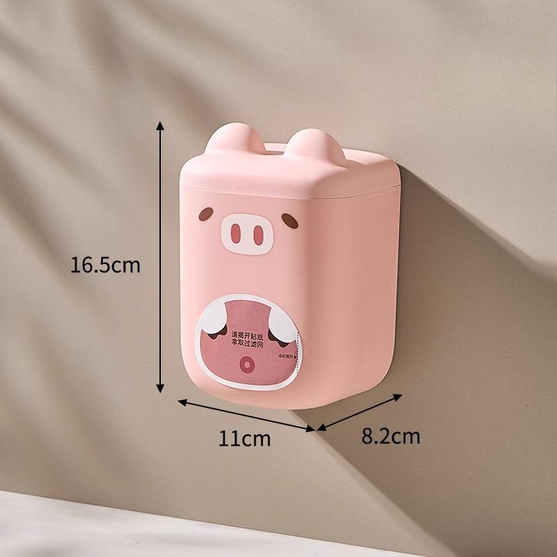 Kitchen Sink Filter Screen Disposable Pull-out Sink Filter Screen Storage Box Household Wall-mounted Cute Pull-out Box