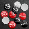 2025 Hot 4Pcs 56mm Car Emblem Logo Wheel Hub Cap Metal Stickers Accessories For Mazda 3 6 Atenza Axela Demio CX3 CX5 MP MS RX8 C