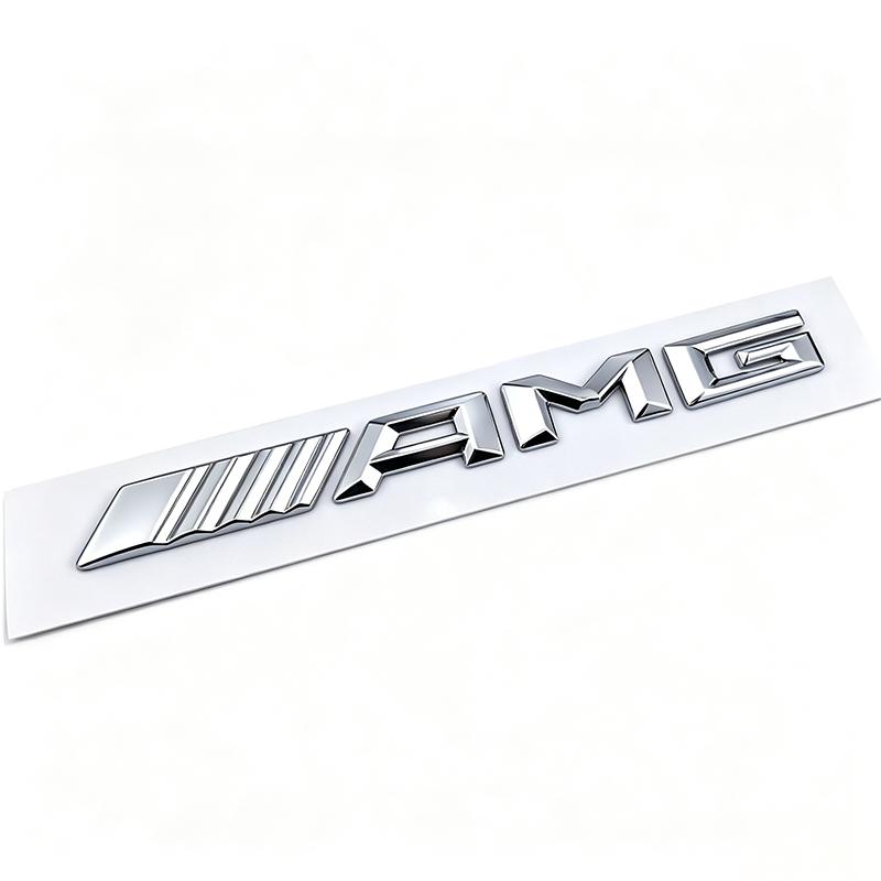 Metalowy emblemat AMG 3D Naklejka na klapę bagażnika samochodowego Zawór opony Do Mercedes Benz AMG Klasa E S C A B W204 W205 W203 W211 W212 CA1