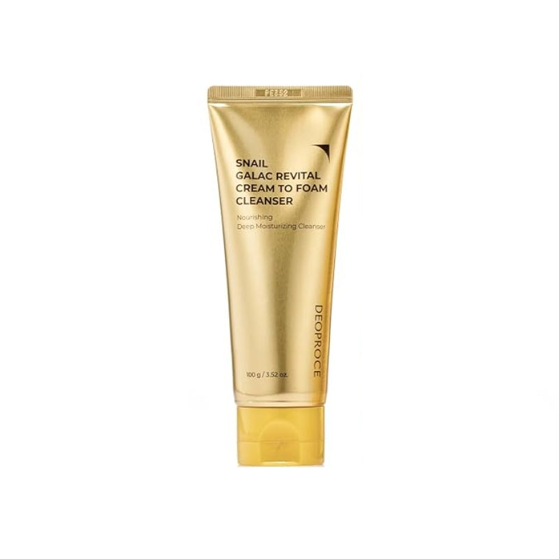 Deoproce Snail Galac Revital Cream To Foam Cleanser 100g*1Pc/2Pcs/3Pcs