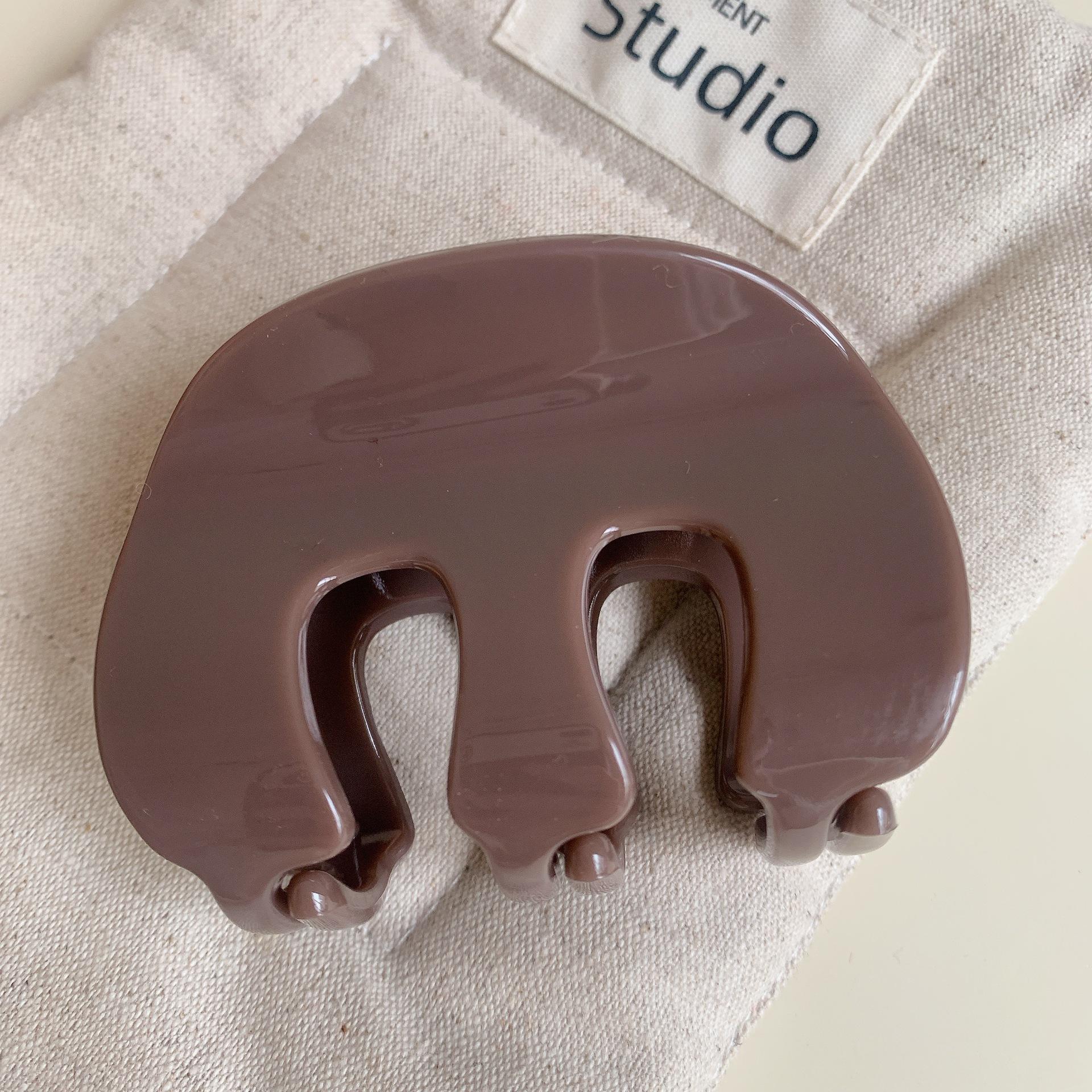 

Elegant Simple Hair Claw Clip Plastic M Geometric Hairpin Hair Clamps Grab Women Hair Accessories