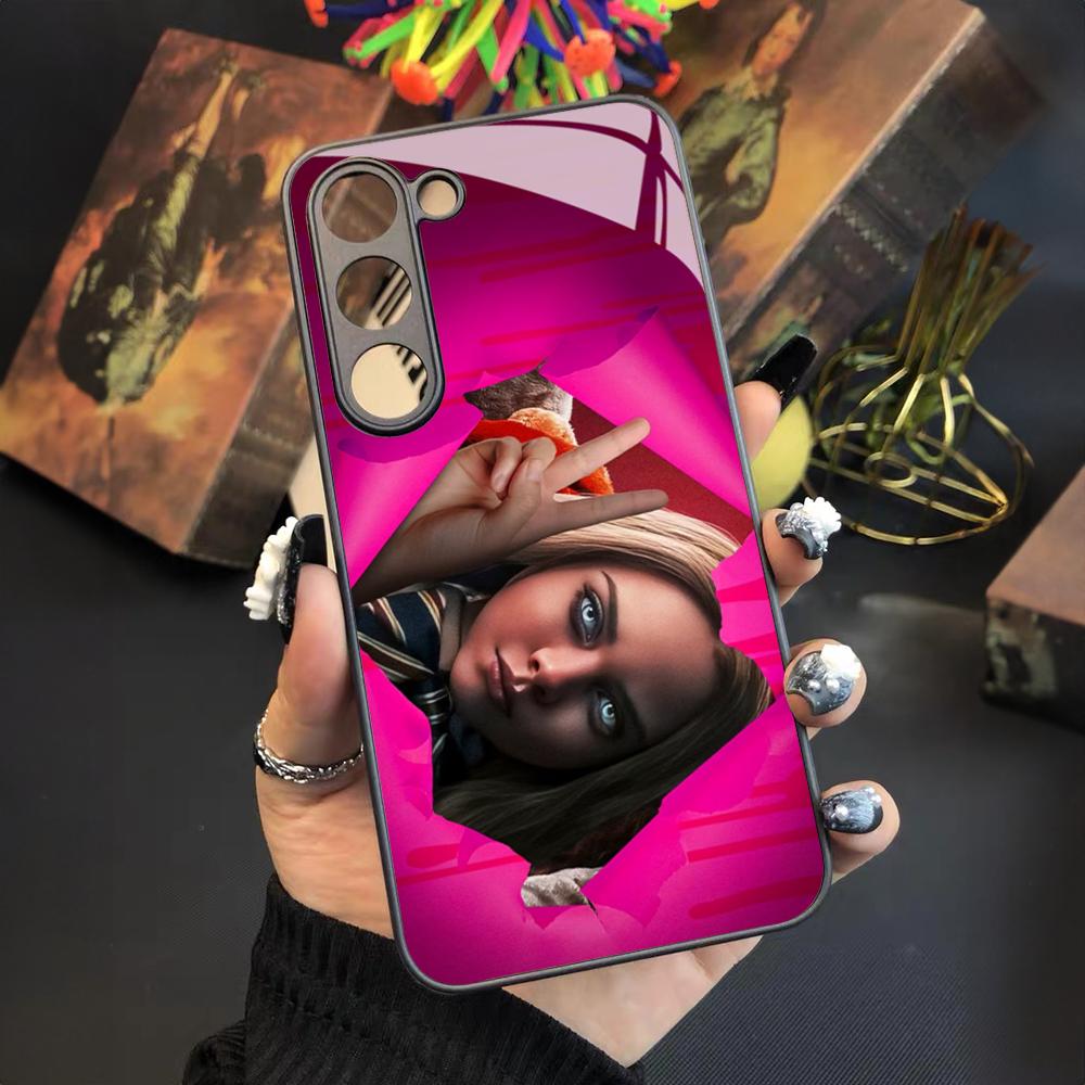 

Megan Drawing Doll M3GAN Phone Case For Samsung Galaxy S26 S25 S24 S23 S22 S20 S21 Ultra Plus Fe Colored Silver Cover Galaxy S20plus