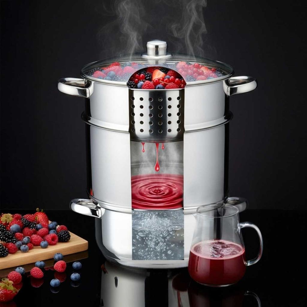 Steam Juicer 8L Induction Gas Klausberg Kb-9032 Juice Pot