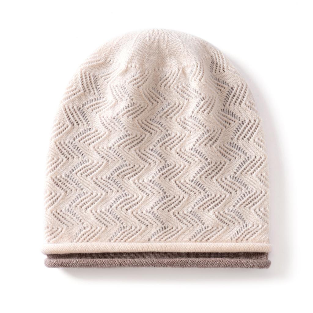 Autumn and Winter Outdoor Ear Protection Hat Commuting Thickened Warm Hat Wool Hat Cold and Windproof Knitted Hat Shows Small Face