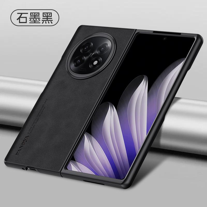 Sheepskin Is Suitable for OPPO Find N5 Mobile Phone Case Folding Screen Leather Pattern Soft Case Find N2filp Anti-drop Protection