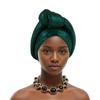 Polyester African Gele Headwrap Front Knot Elegant Headpiece Chic Nigerian Yoruba Turban  Party
