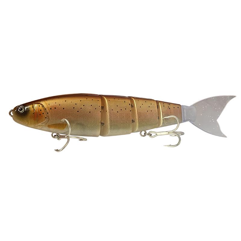 105g Large Multi-Jointed Fishing Lure with Soft Tail - Four-Section Sea Fishing Hard Bait for Long Casting
