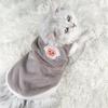 Breathable Cat Clothing Faux Rabbit Fur Pet Supplies Winter Warm Dog Cat Fleece Clothes  Autumn