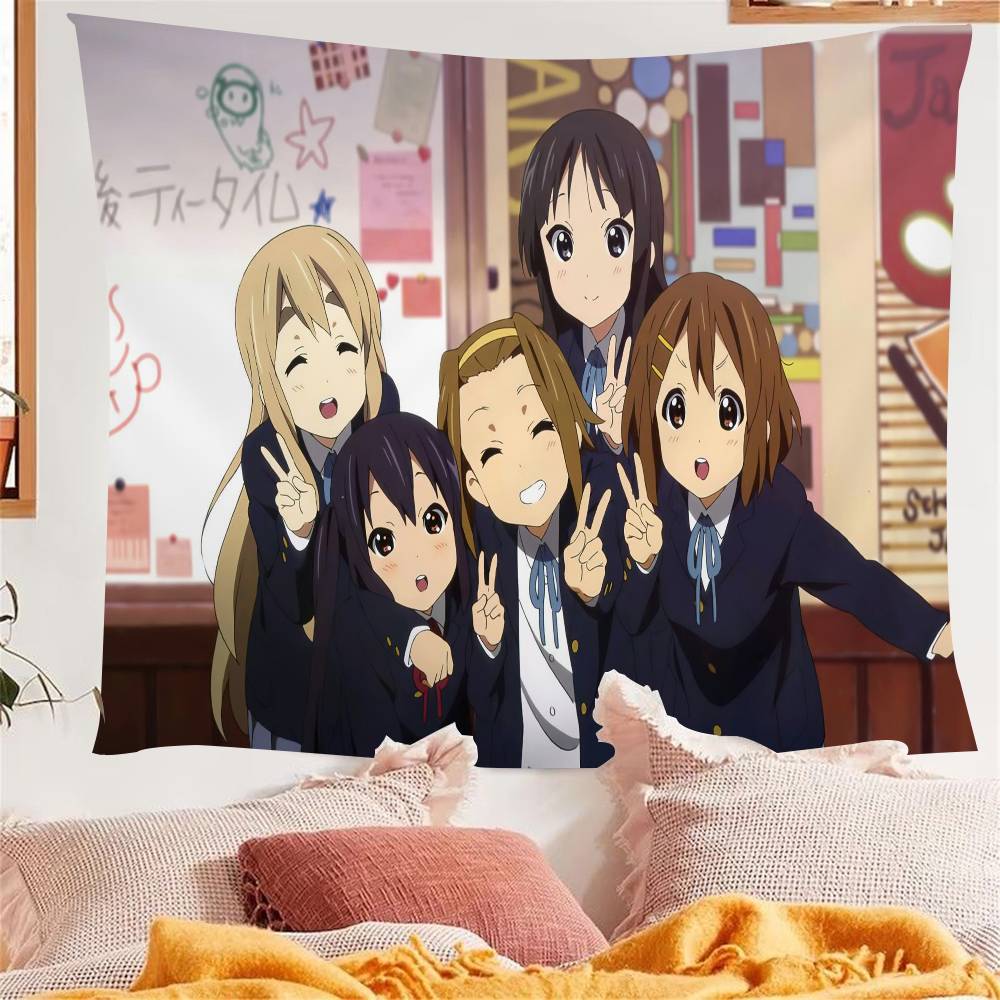 KOn Maidské Kostýmy Anime Barevné Nástěnné Tapiserie Bohemické Nástěnné Tapiserie Mandala Nástěnné Plachty