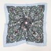 70*70cm Russian Floral Printed Square Bandana Scarf