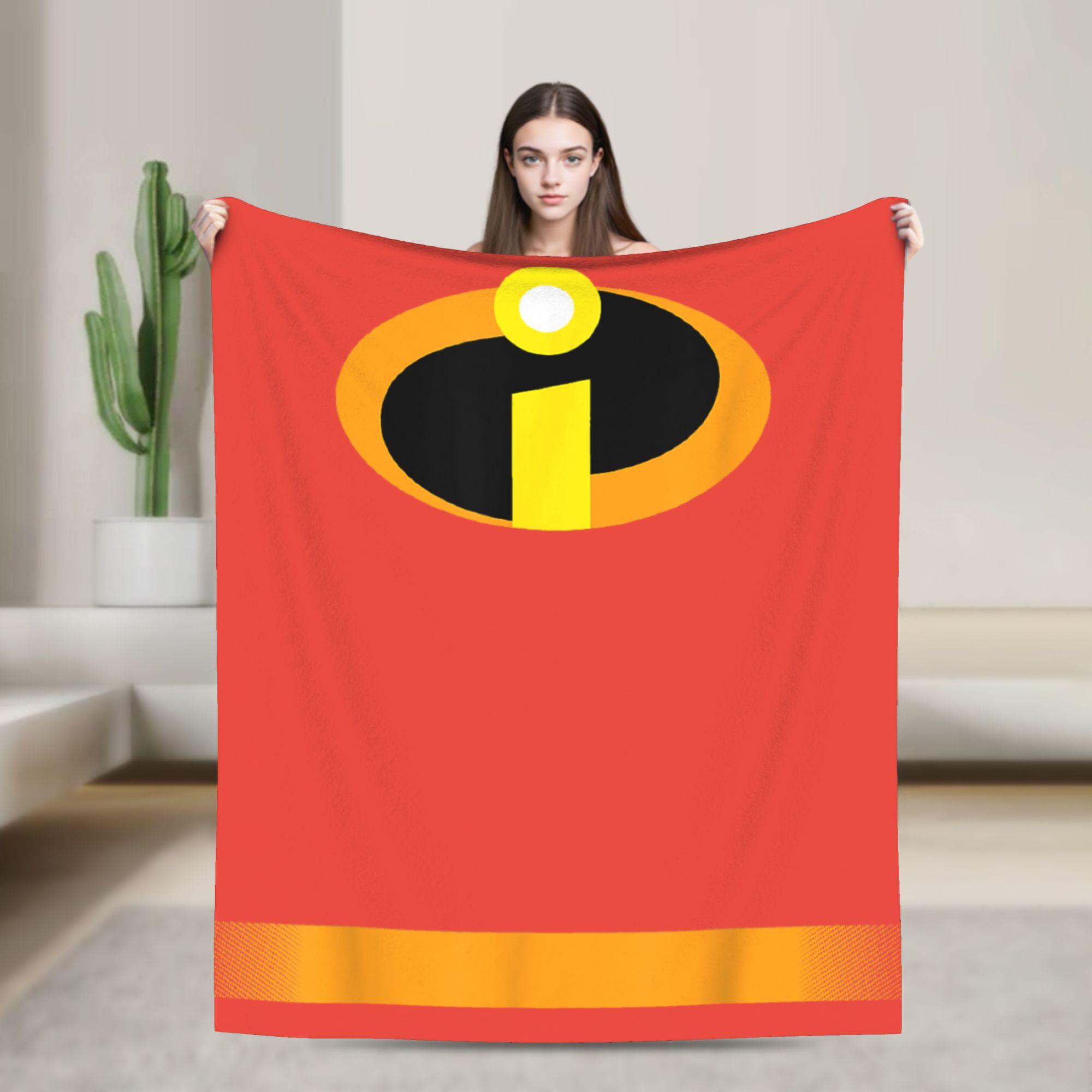 The Incredibles Mr. Incredible Blankets Coral Fleece Plush Textile Decor Cartoon Elastigirl Portable Super Soft Throw Blanket 30x40in
