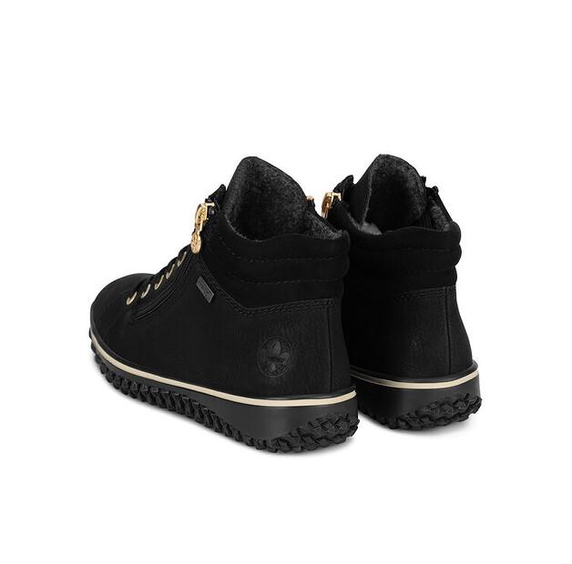 Rieker Z4263-00 Black Ankle Boots