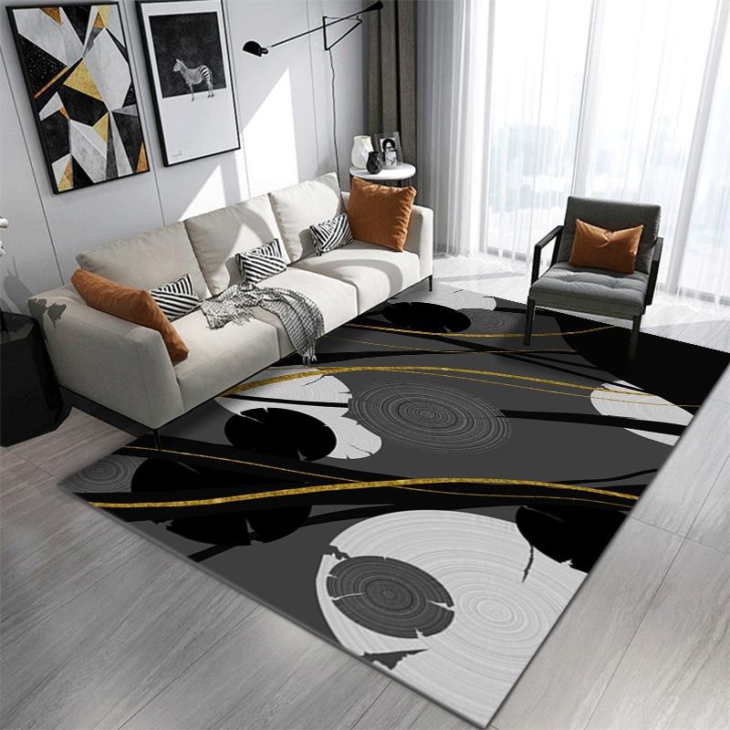 Europe Style Geometry Carpet Living Room Sofa Bedroom Bedside Study Kitchen Entrance Door Rug Non-slip Modern Home Decor Mat